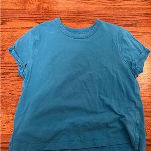 Lululemon Blue Waist-length T-shirt
